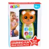 LEAN TOYS Interaktiivne beebitelefon Mängukaru peegli, kõristi, tulede ja helidega
