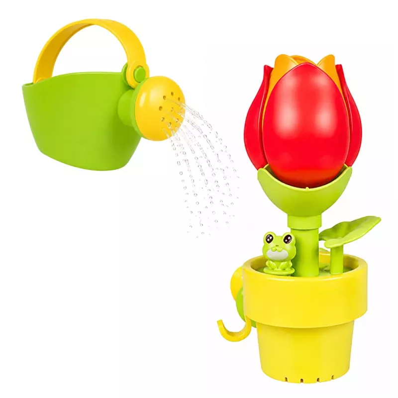 LEAN TOYS Vannimänguasi Tulip Lillepott Kastekann Veejuga