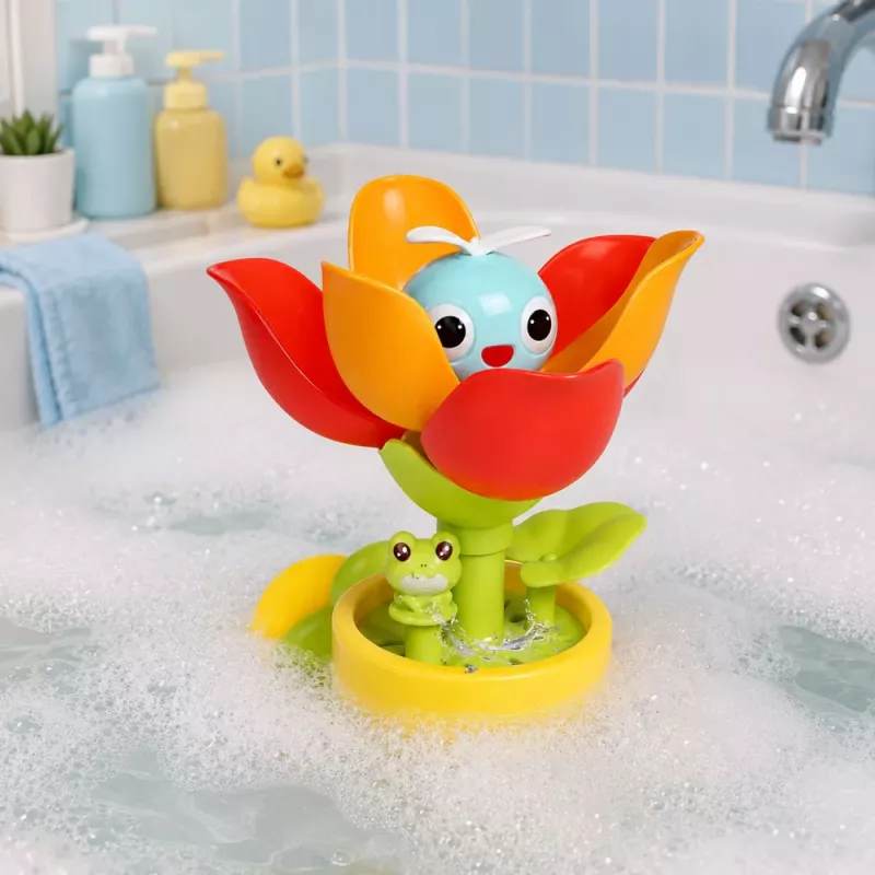 LEAN TOYS Vannimänguasi Tulip Lillepott Kastekann Veejuga