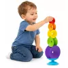 LEAN TOYS Twisted Sensory Tower Educational Puzzle For Toddlers Colorful