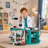 LEAN TOYS Suur arstikomplekt arstilaud valgus helid tarvikud 77 tk