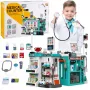 LEAN TOYS Suur arstikomplekt arstilaud valgus helid tarvikud 77 tk