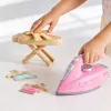 LEAN TOYS Triikimiskomplekt triikrauaga, vibratsiooni, valguse ja heliefektidega