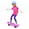 LEAN TOYS Anlily nukk lilla rula, kiivri ja pika dressipluusiga komplekt