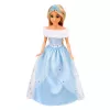 LEAN TOYS Anlily nukk valgel hobusel printsess sinises kleidis aksessuaaridega