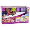 LEAN TOYS Anlily nukk mootorpaadis koer kutsikas vest laud aksessuaaride komplekt