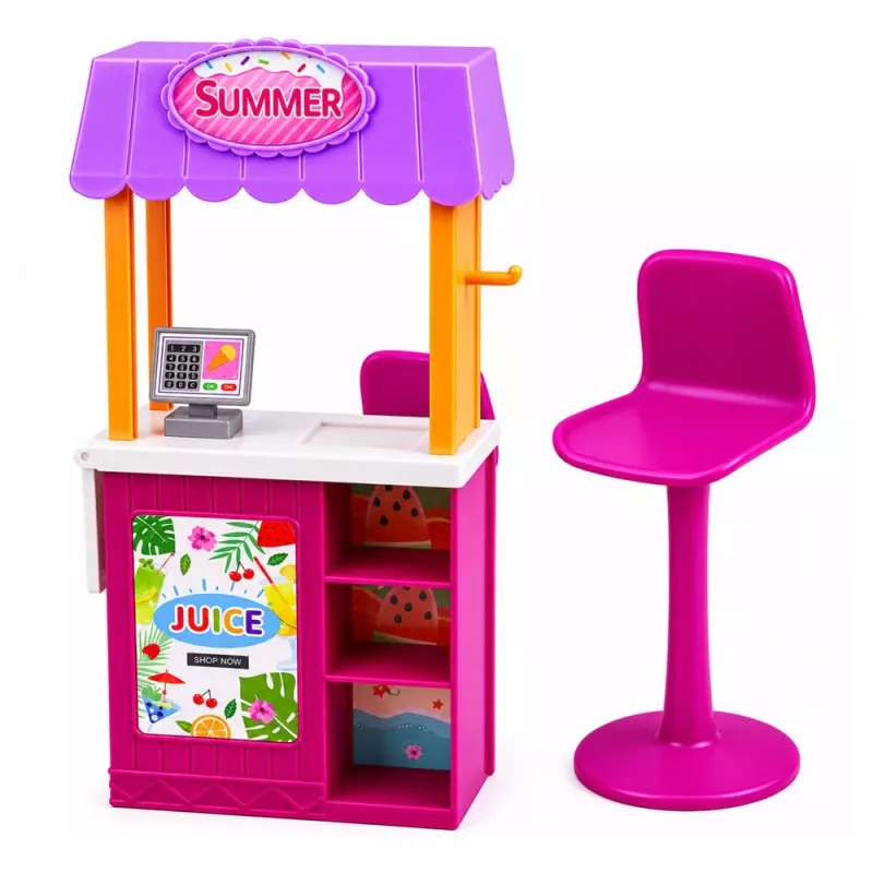 LEAN TOYS Anlily Doll Müüjanna Joogi- ja Suupisteputka Aksessuaaride Komplekt