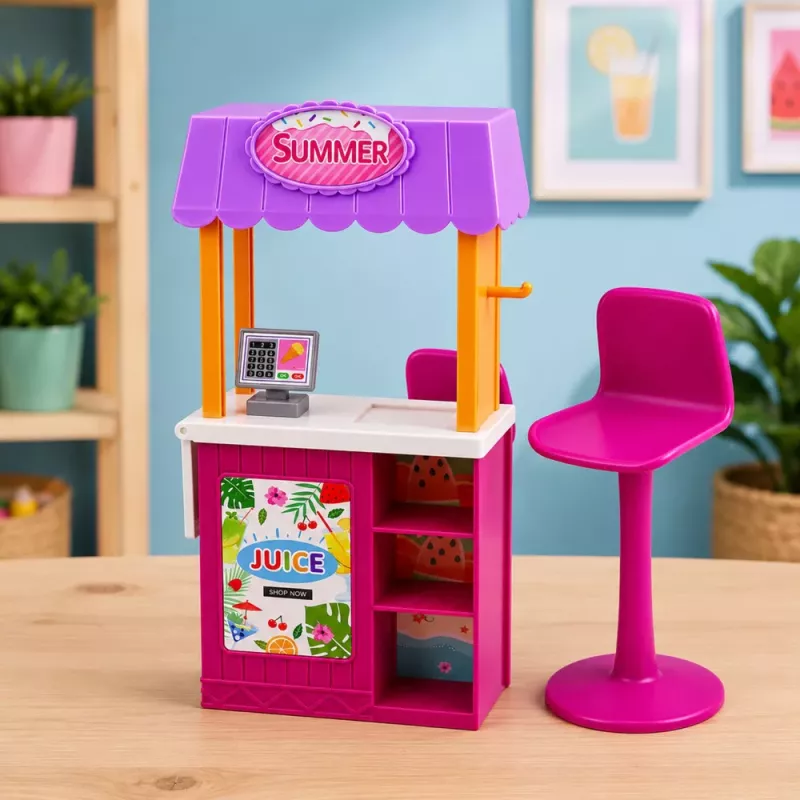 LEAN TOYS Anlily Doll Müüjanna Joogi- ja Suupisteputka Aksessuaaride Komplekt
