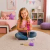 LEAN TOYS Anlily nukk roosas kleidis, käekotiga, ehete ja aksessuaaride komplekt