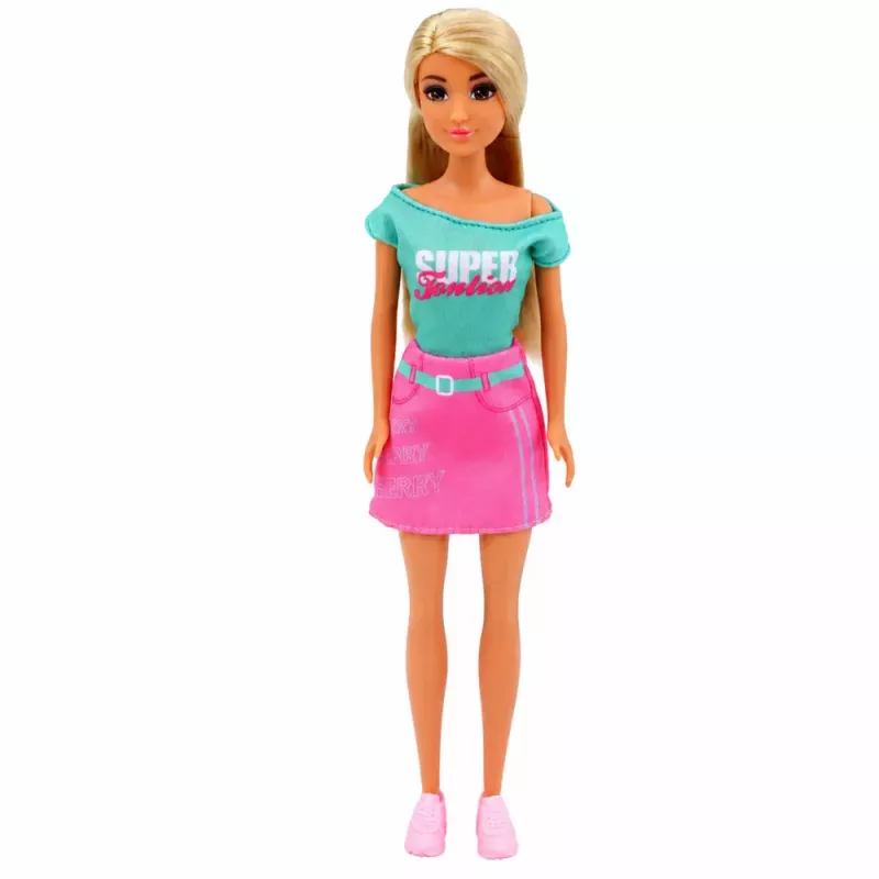LEAN TOYS Anlily nukk koerakutsika ja tarvikute voodikomplektiga