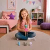 LEAN TOYS Anlily nukk lemmikloomakandja ja halli kassipojaga komplekt