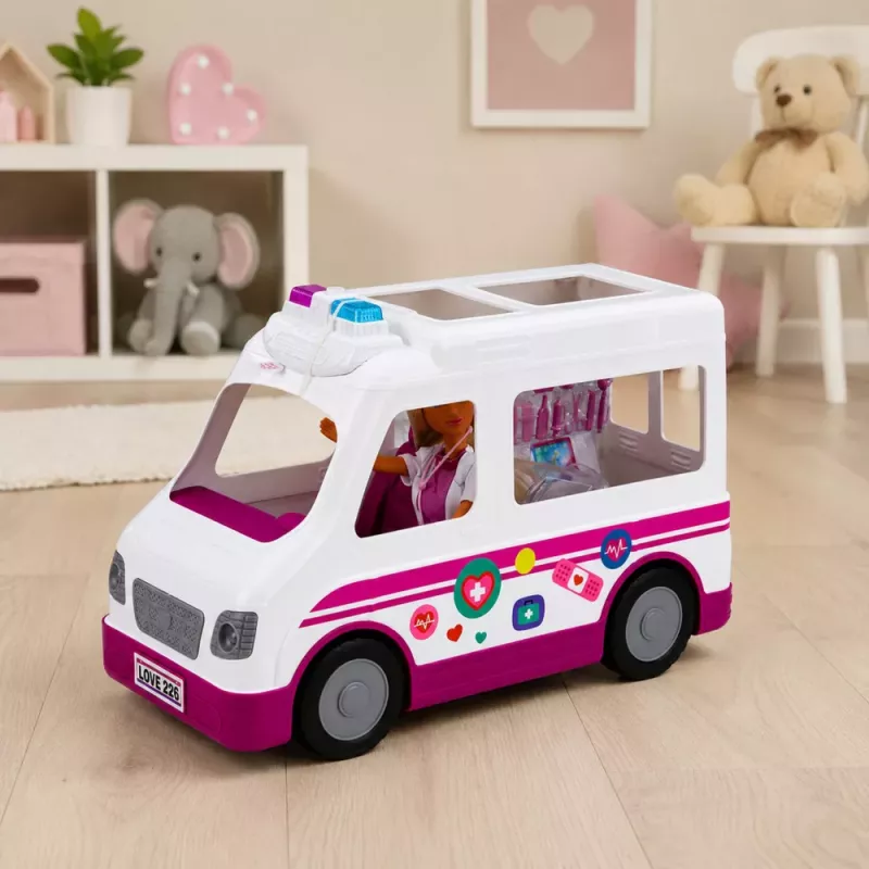 LEAN TOYS Anlily Nuku Arst Õde Kiirabi Meditsiinitarbed