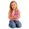 LEAN TOYS Anlily nukk valge koera, krae, voodi ja tarvikute komplektiga