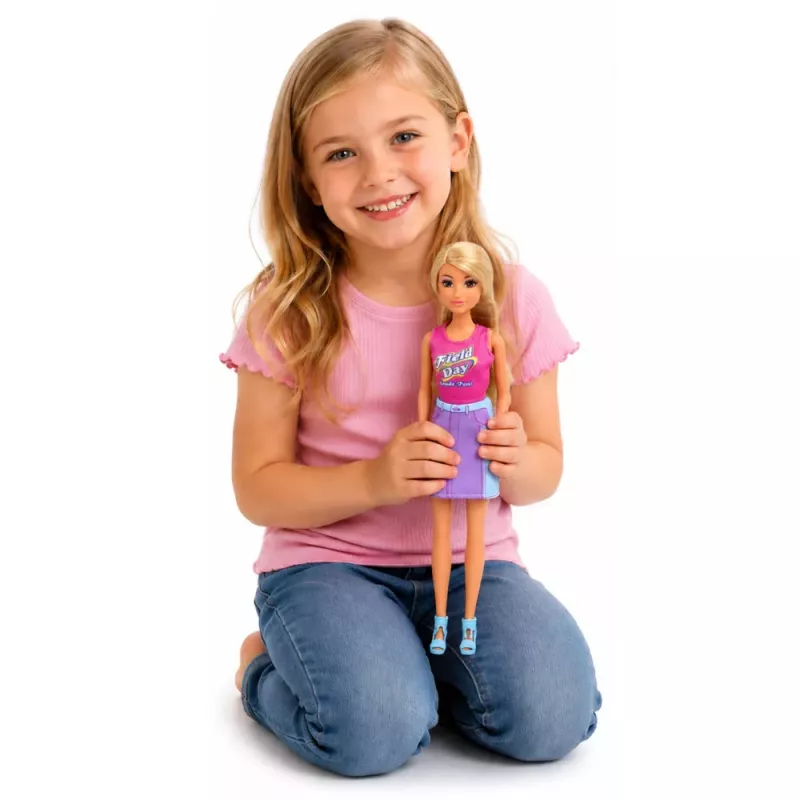 LEAN TOYS Anlily nukk valge koera, krae, voodi ja tarvikute komplektiga
