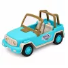 LEAN TOYS Maastikuauto koos haagismajaga helidega Sinine Turistikomplekt