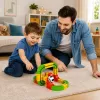 LEAN TOYS Magnetrööbas elektrirongiga 3D loominguline ehituskomplekt 67 osa