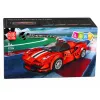 LEAN TOYS Ehitusklotsid Spordiauto Võidusõidu Vitriin Punane 364 tk