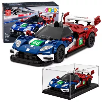 LEAN TOYS Ehitusklotsid Sportauto GT2016 Võidusõit Näidiskarp 347 tk