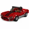 LEAN TOYS Ehitusklotsid Klassikaline Auto S.Cobra Punane Vitriin 391 tk