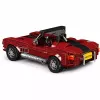 LEAN TOYS Ehitusklotsid Klassikaline Auto S.Cobra Punane Vitriin 391 tk