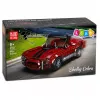 LEAN TOYS Ehitusklotsid Klassikaline Auto S.Cobra Punane Vitriin 391 tk