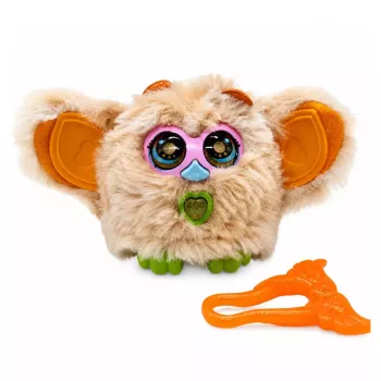 LEAN TOYS Genie Pets Interaktiivne olend ripatsiga, helide ja tuledega, beež