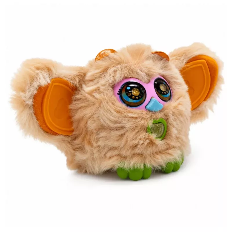 LEAN TOYS Genie Pets Interaktiivne olend ripatsiga, helide ja tuledega, beež