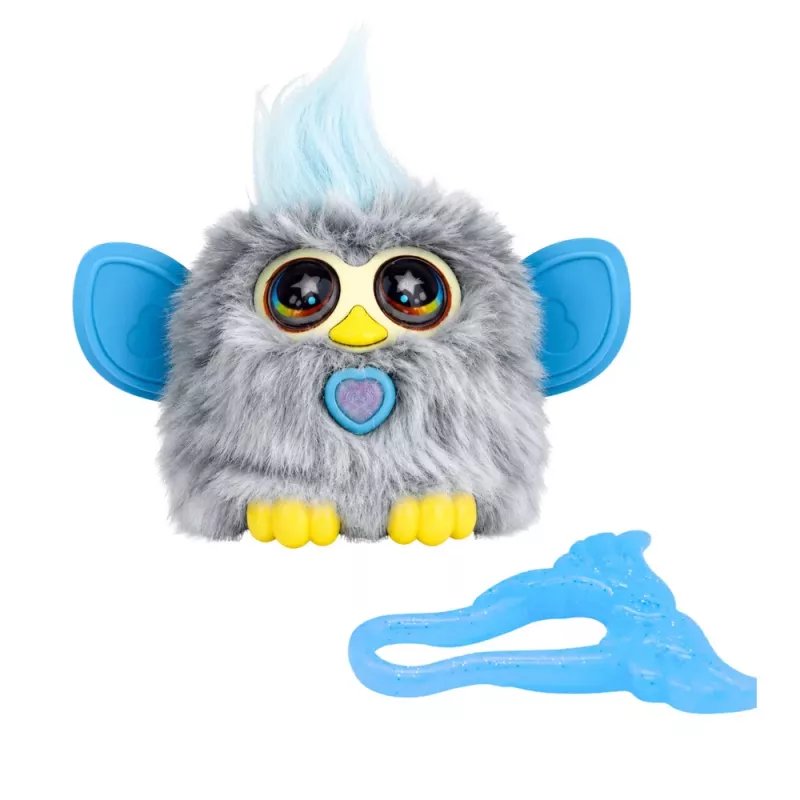 LEAN TOYS Genie Pets Interaktiivne olend ripatsiga, tuled ja helid, hall