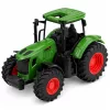 LEAN TOYS Põllumajandustraktor kummiratastega roheline 1:24