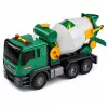 LEAN TOYS Betoonisegisti veok pöörleva trumli, tulede ja helidega, roheline