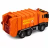 LEAN TOYS Prügiauto prügikastide, tulede ja helidega - Oranž