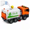LEAN TOYS Tänavapühkimisauto veepihustussüsteemi, tulede ja heliga