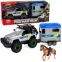 LEAN TOYS Politsei maastikuauto hobusekärguga valgus- ja helikomplekt