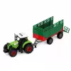 LEAN TOYS Talukomplekt traktori, tuuleveski, lauda, haagise ja loomakujukestega, 45 osa