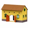 LEAN TOYS Talu hobusetallide komplekt, hüppetakistused, kujukesed, tarvikud, 69 tk