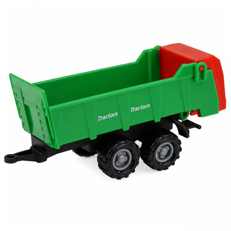 LEAN TOYS Põllumajandussõidukite komplekt Tractor Forage Harvester Trailers Transport 1:68 4 tk.