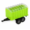 LEAN TOYS Põllumajandussõidukite komplekt Traktor Söödakombain Haagised 1:68 4 tk.
