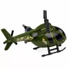 LEAN TOYS Military Helicopter with Hook Lights Sounds Green