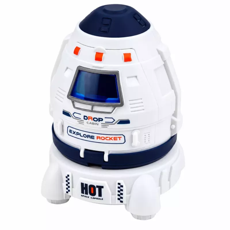 LEAN TOYS Kosmoselaev Satelliit Kapsel Sideantenn Astronaut Komplekt