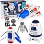 LEAN TOYS Kosmoselaev Satelliit Kapsel Sideantenn Astronaut Komplekt