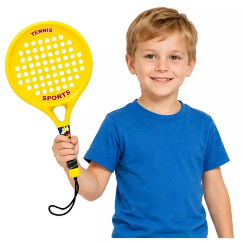 LEAN TOYS Spordikomplekt rannatennise ja aiatennise mängimiseks, reketid, vahtpall
