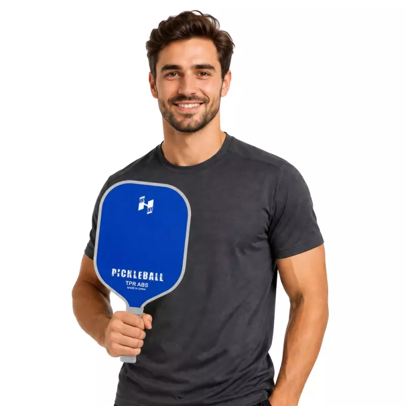 LEAN TOYS Roosa ja sinine tennis-sulgpall-pickleball reketikomplekt
