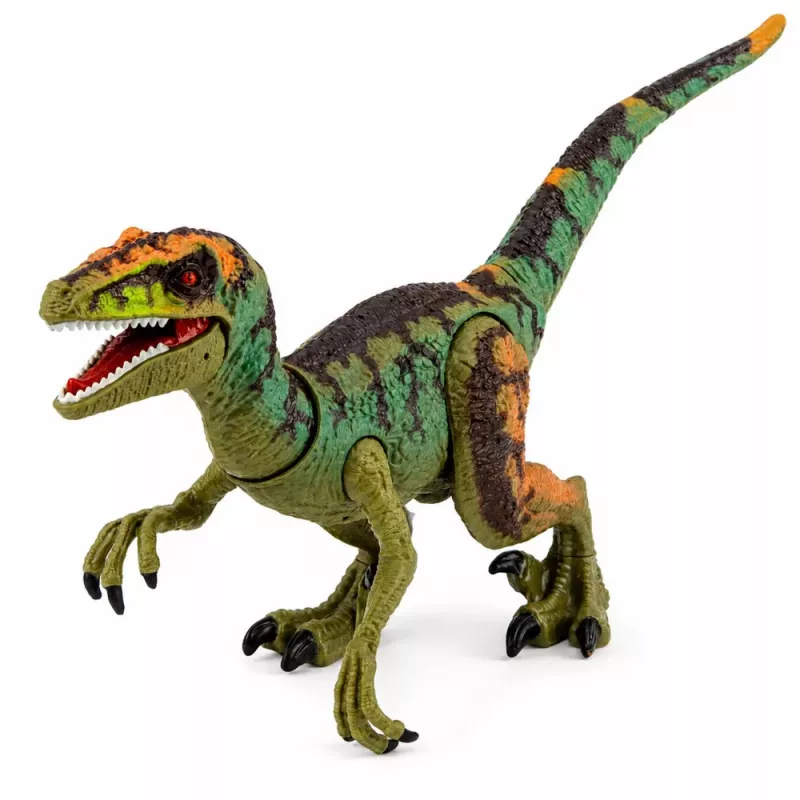 LEAN TOYS Velociraptor Dinosauruse Kuju Realistlike Liikuvate Jäsemete ja Helidega