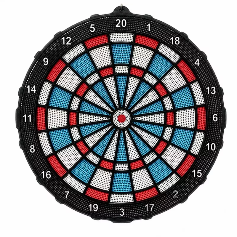 LEAN TOYS Elektrooniline noolevise komplekt pehmete otstega nooltega 42,5 cm