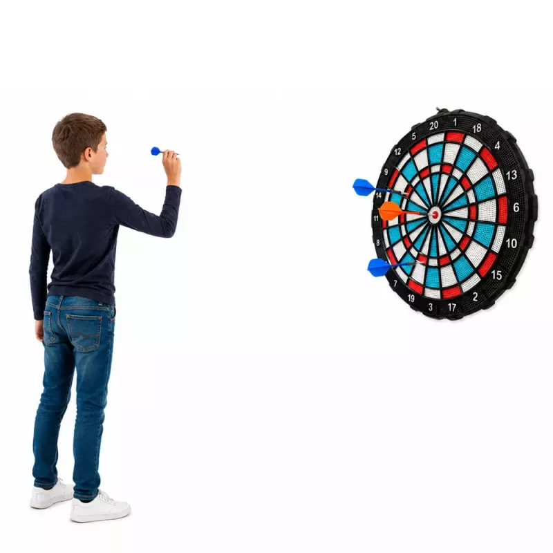 LEAN TOYS Elektrooniline noolevise komplekt pehmete otstega nooltega 42,5 cm
