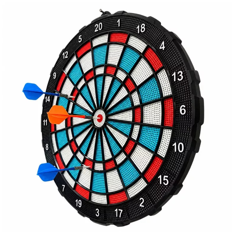 LEAN TOYS Elektrooniline noolevise komplekt pehmete otstega nooltega 42,5 cm