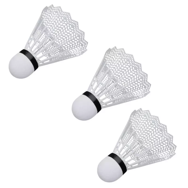 LEAN TOYS Sulgpallikomplekt, 3 Reketit, Sulgpallid, Oranž Kott