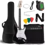 V-TONE EGA 39 BK Elektrikitarr 4/4 Stratocaster Must