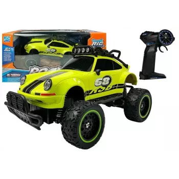 LEAN TOYS Kaugjuhitav auto maastiku R/C Beetle Roheline 2.4G
