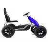 LEAN CARS Pedaaliga Go Kart B012 Täispuhutavate Ratastega Sinine